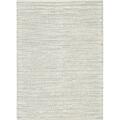 Jaipur Rugs Himalaya Flatweave Canterbury Design Rectangle Rug, Whitecap Gray - 2 ft. 6 in. x 4 ft. RUG137481